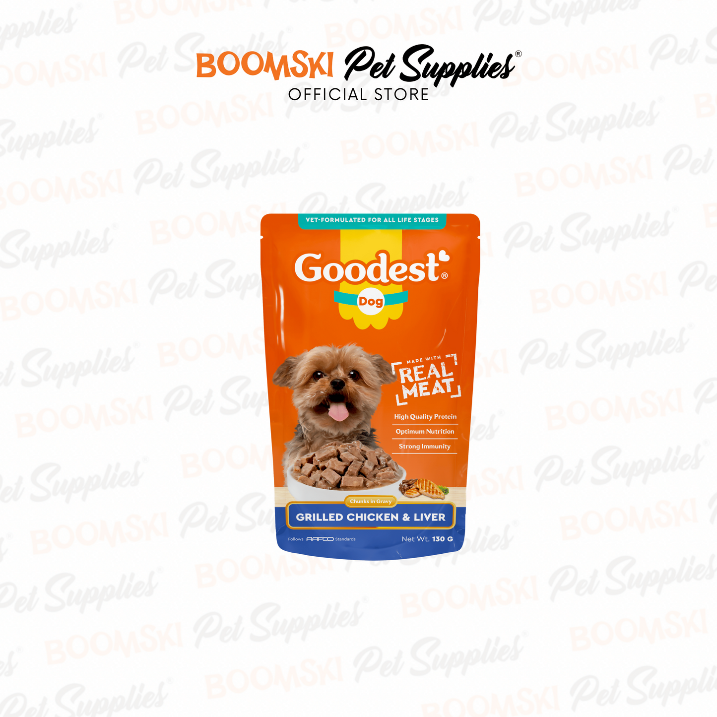 Goodest Adult Dog Wet Food Pouch 130g (Promo 1+1) – Pettr Shop