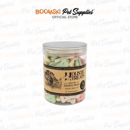 Holistic Treats Canine Organic Premium Biscuits in Jar 200g