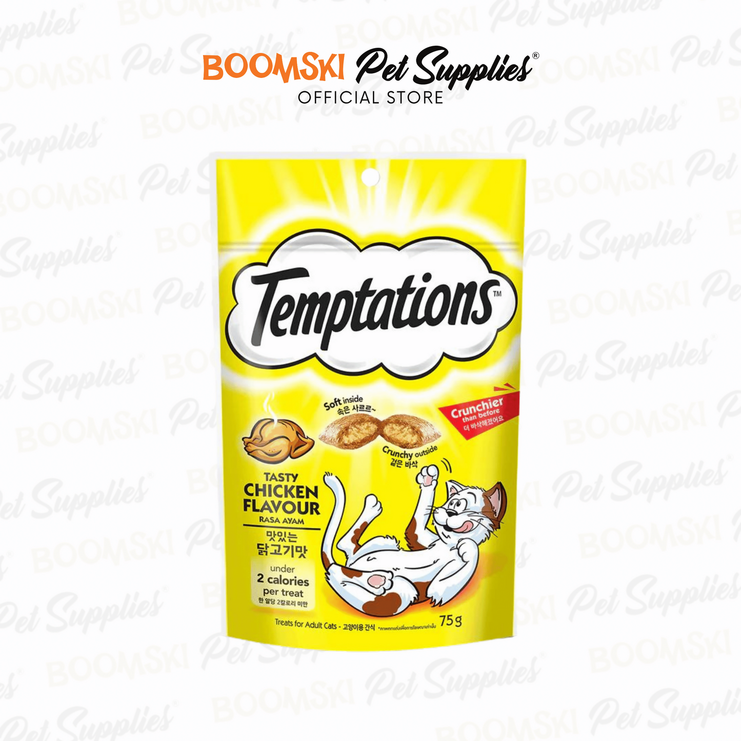 Temptations Cat Biscuit Treats 75g