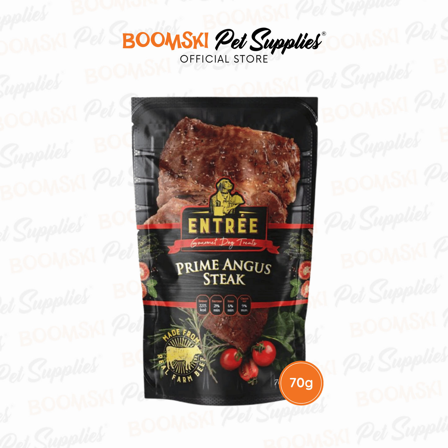 Entree Gourmet Treats Angus Steak 70g